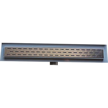 Tema 93768 Duş Kanalı Seramik Seviyeli Rain Desen Yer Süzgeci