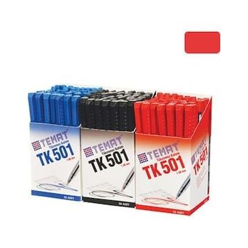 Temat Tk501 Kırmızı Tükenmez Kalem