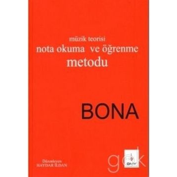 Temel Müzik Teorisi Nota Okuma ve Öğrenme Metodu Bona - Haydar İldan