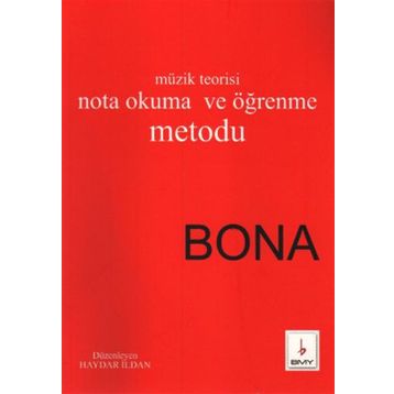 Temel Müzik Teorisi Nota Okuma ve Öğrenme Metodu Bona - Haydar İldan