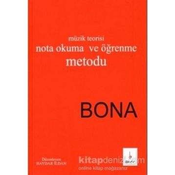 Temel Müzik Teorisi Nota Okuma ve Öğrenme Metodu Bona - Haydar İldan