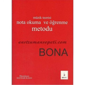Temel Müzik Teorisi Nota Okuma ve Öğrenme Metodu Bona - Haydar İldan