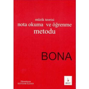 Temel Müzik Teorisi Nota Okuma ve Öğrenme Metodu Bona - Haydar İldan