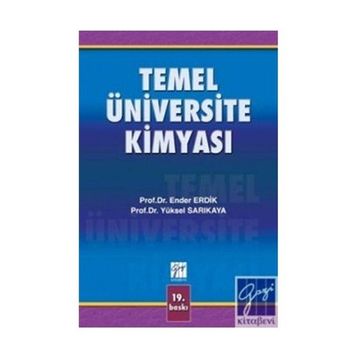 Temel Üniversite Kimyası ve Soruların Çözümleri 2 Kitap Takım - Yüksel Sarıkaya Ender Erdik