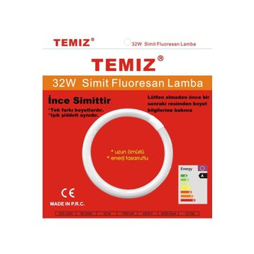 Temiz 32W T5 Simit Floresan Lamba
