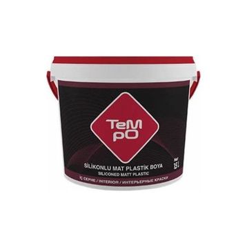 Tempo Beyaz Menekşe 3,5 kg Silikonlu Mat İç Cephe Duvar Boyası