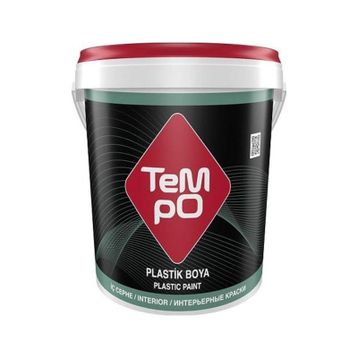 Tempo Buz Beyazı 10 kg Silikonlu Mat İç Cephe Duvar Boyası