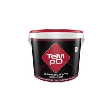 Tempo Buz Beyazı 20 kg Silikonlu Mat İç Cephe Duvar Boyası