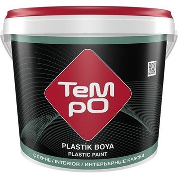Tempo Buz Beyazı 20 kg Silikonlu Mat İç Cephe Duvar Boyası