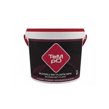 Tempo Filli Boya Tempo Silikonlu Mat 10 kg - Kirli Beyaz İç Cephe Duvar Boyası