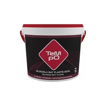 Tempo Pudra Kahve 10 kg Silikonlu Mat İç Cephe Duvar Boyası