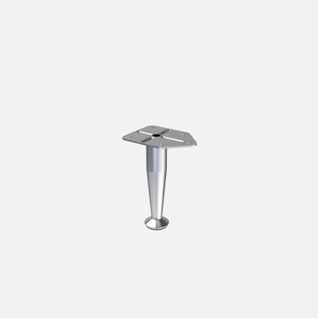 Tempo R25 12 cm Mat Krom Konik Baza