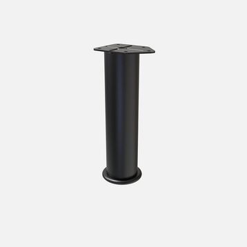 Tempo R51 20 cm Tek Siyah Mobilya Ayağı