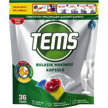 Tems 36'lı Bulaşık Makinası Deterjanı