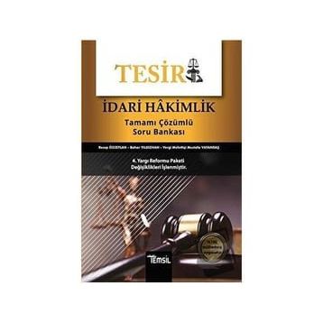 Temsil Kitap Tesir İdari Hakimlik Tamamı Çözümlü Soru Bankası