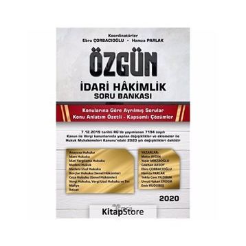 Temsil Yayınları Komite İdari Hakimlik Özgün Soru Bankası