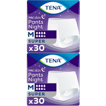 Tena Gece Medium Orta Süper 2x30 Adet Proskin Pants Night Emici Külot Hasta Bezi