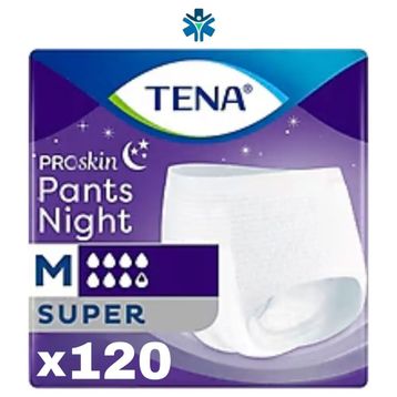 Tena Gece Orta Boy 120 Adet Külotlu Yetişkin Bezi