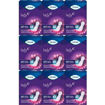 Tena Lady Maxi Night 9x12 Adet Mesane Pedi