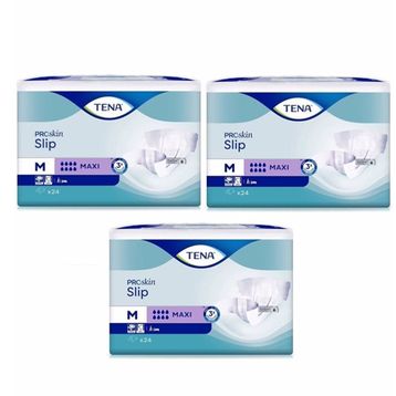 Tena Maxi 8 Damla Orta Boy 3 Paket 72 Adet Belbantlı Hasta Bezi