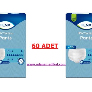Tena Pants Plus 6 Damla Büyük Boy 60 Adet Hasta Bezi Emici Külot