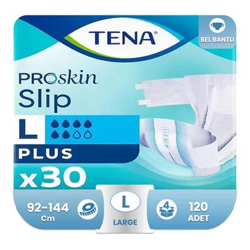 Tena Proskin Plus L 120 Adet Belbantlı Hasta Bezi