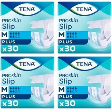 Tena Proskin Slip Plus 120 Adet Medium Belbantlı Hasta Bezi