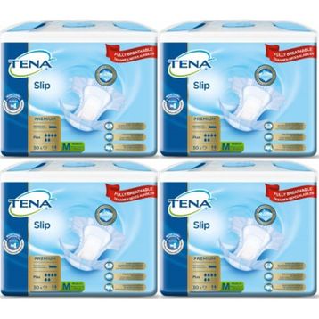 Tena Proskin Slip Plus 120 Adet Medium Belbantlı Hasta Bezi
