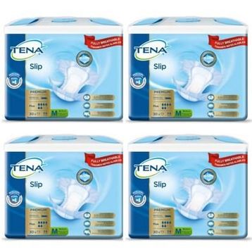 Tena Slip Premium Plus 6 Damla Belbantlı Orta 120 Adet Hasta Bezi