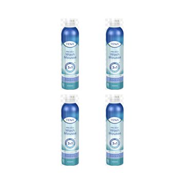 Tena Wash Mousse 400 ml 4 Adet Vücut Temizleme Köpüğü