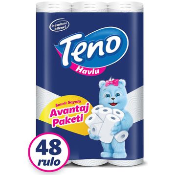 Teno Avantaj Paket 48 Rulo Kağıt Havlu