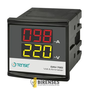 Tense DAV-72D Dijital Voltmetre ve Ampermetre
