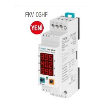 Tense FKV-03HF V-Otomat Tip Setli Dijital Faz Koruma Rölesi