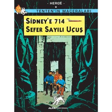 TENTEN´IN MACERALARI SIDNEY´E 714 SEFER SAYILI UÇUŞ - HERGÈ