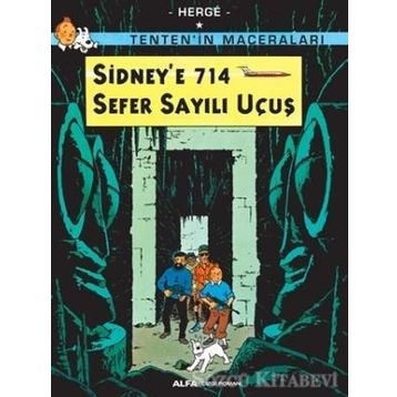 TENTEN´IN MACERALARI SIDNEY´E 714 SEFER SAYILI UÇUŞ - HERGÈ