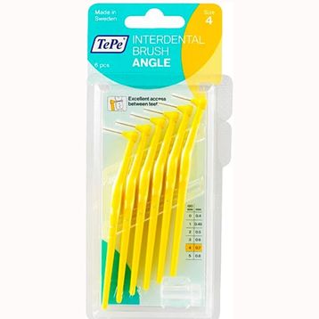 Tepe Angel T121 Sarı 0.7 mm 6 Adet Saplı Arayüz Fırçası