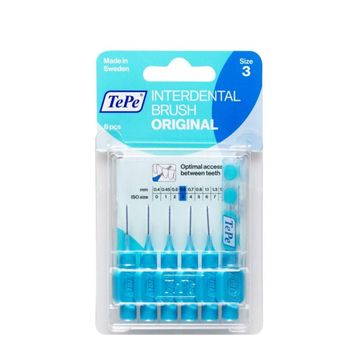 Tepe Interdental Brush Blister 6 Adet Mavi Diş Arayüz Fırçası