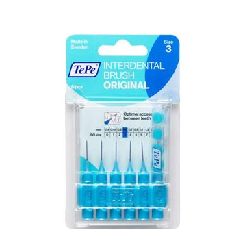 Tepe Interdental Brush Blister 6 Adet Mavi Diş Arayüz Fırçası
