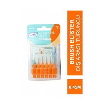 Tepe Interdental Brush Original Turuncu 0.45 mm 6'lı Arayüz Fırçası