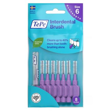 Tepe Mor 1.1 mm Size 6-8 Adet Arayüz Fırçası