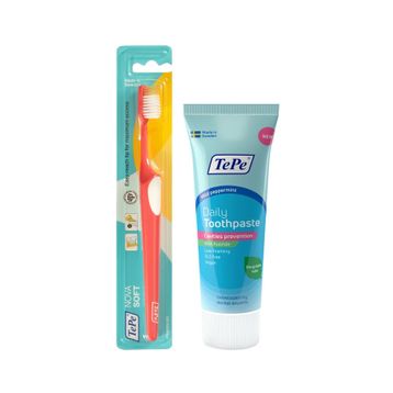 Tepe Nova Soft Yumuşak Diş Fırçası+Diş Macunu
