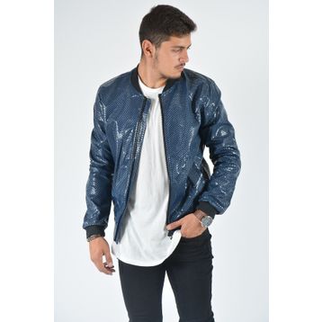 Terapi Men 20K-8100104 Lacivert Erkek Deri Mont