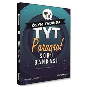Tercih Akademi Yayınları TYT Paragraf Soru Bankası