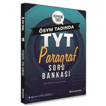Tercih Akademi Yayınları TYT Paragraf Soru Bankası