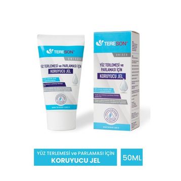 Tereson Tereson Yüz Terlemesi ve Parlaması İçin Koruyucu Jel