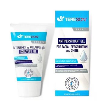 Tereson Tereson Yüz Terlemesi ve Parlaması İçin Koruyucu Jel