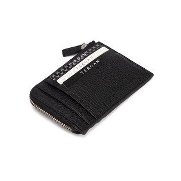Tergan 00265A41 Siyah Deri Unisex Kartlık