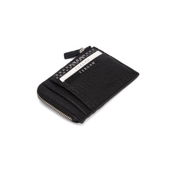 Tergan 00265A41 Siyah Deri Unisex Kartlık