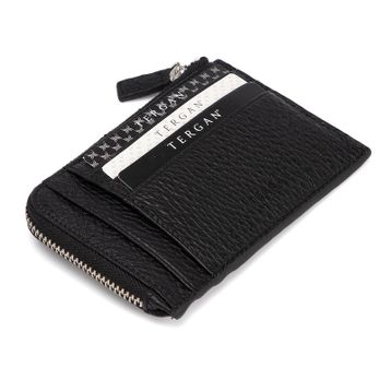 Tergan 00265A41 Siyah Deri Unisex Kartlık