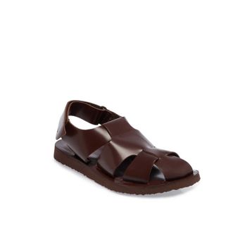 Tergan E24Y1SN56793-A24 Kahve Deri Erkek Sandalet